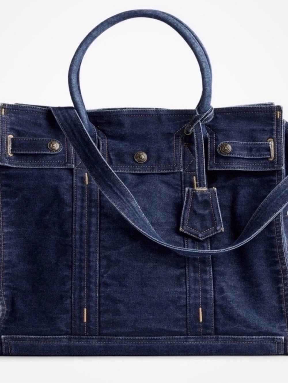 Gap X Reed Krakoff Large Denim Bag NWT
